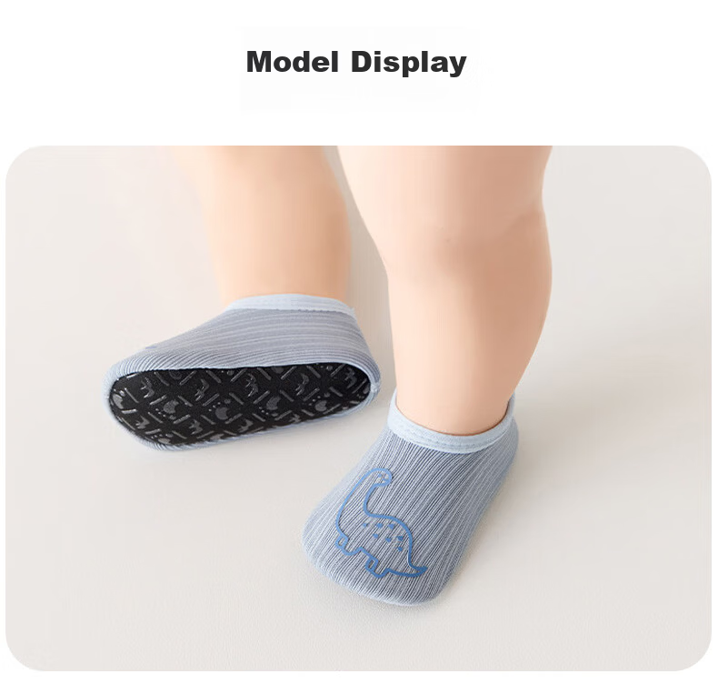 Aibao Baby Shoes Spring Summer Toddler Pre-Walking Shoes Soft Sole Indoor Floor Shoes 2 Pairs Size 13 DC706 7