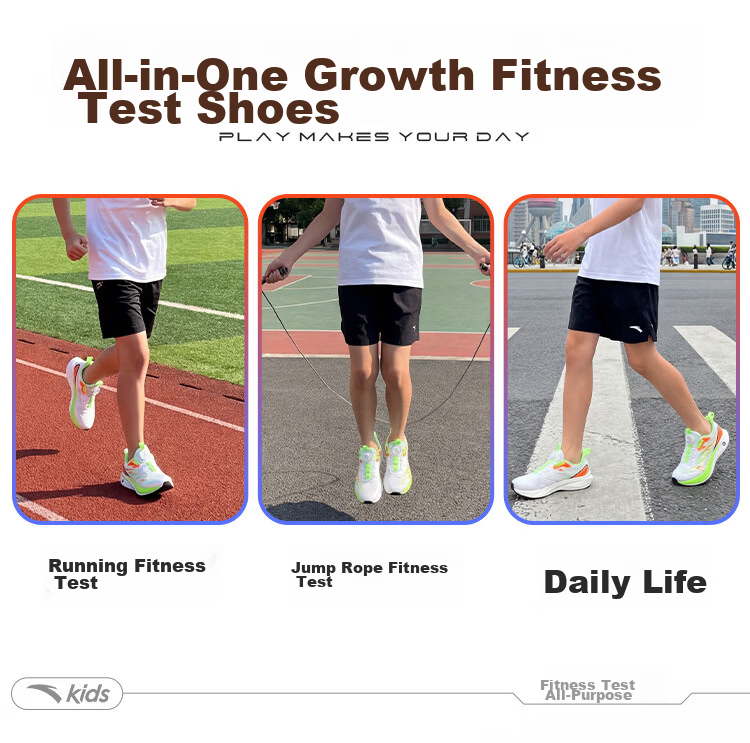 Anta Kids Fitness Running Shoes Student Sports Shoes Victory Boys and Girls Mesh Breathable Youth Running Shoes 2026 4