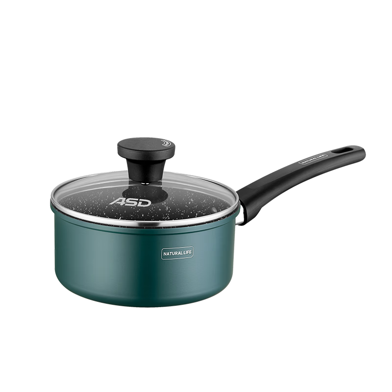 ASD Milk Pot, Maifanshi Color Non-Stick Pan, 20CM Ramen Pot, Baby Food Pot, Compatible with Induction Cooker, NL20S8WG