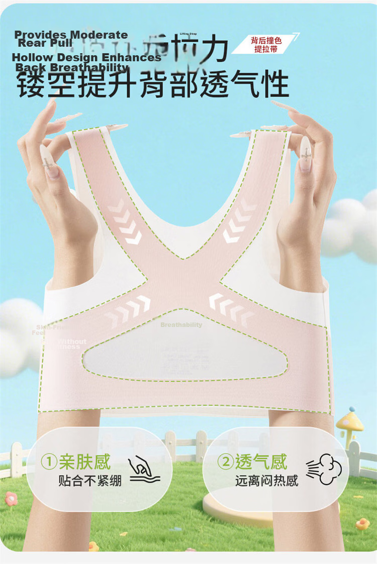 GUJIN Girls Youth Development Seamless Underwear Vest Junior High School Student Sports Bra for Girls Age 12 Teen Girl Bra 2