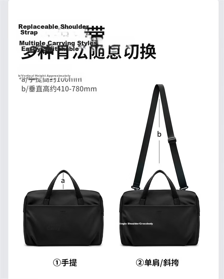 GOLF Business Briefcase Men's Large Capacity 15.6/16 Inch Laptop Bag Lightweight Casual Office Bag 9