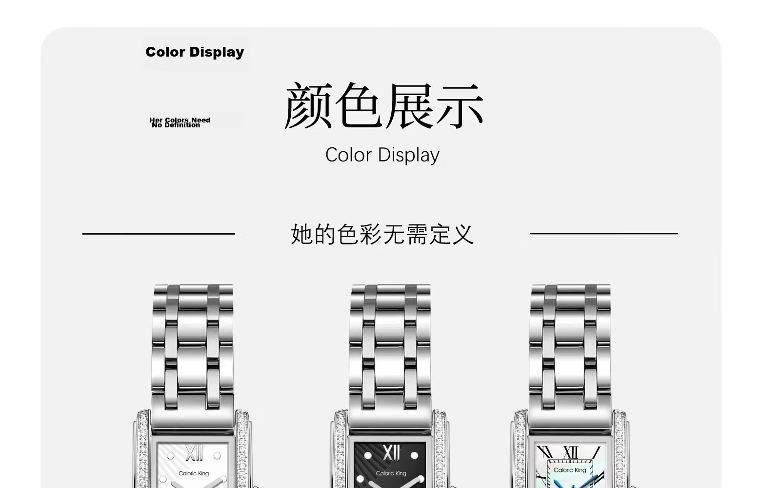 Caloric King Classic Tank Diamond-Studded Square Watch for Women Lightweight Luxury Niche Steel Band Minimalist Ladies Wristwatch Birthday Gift for Girlfriend 30