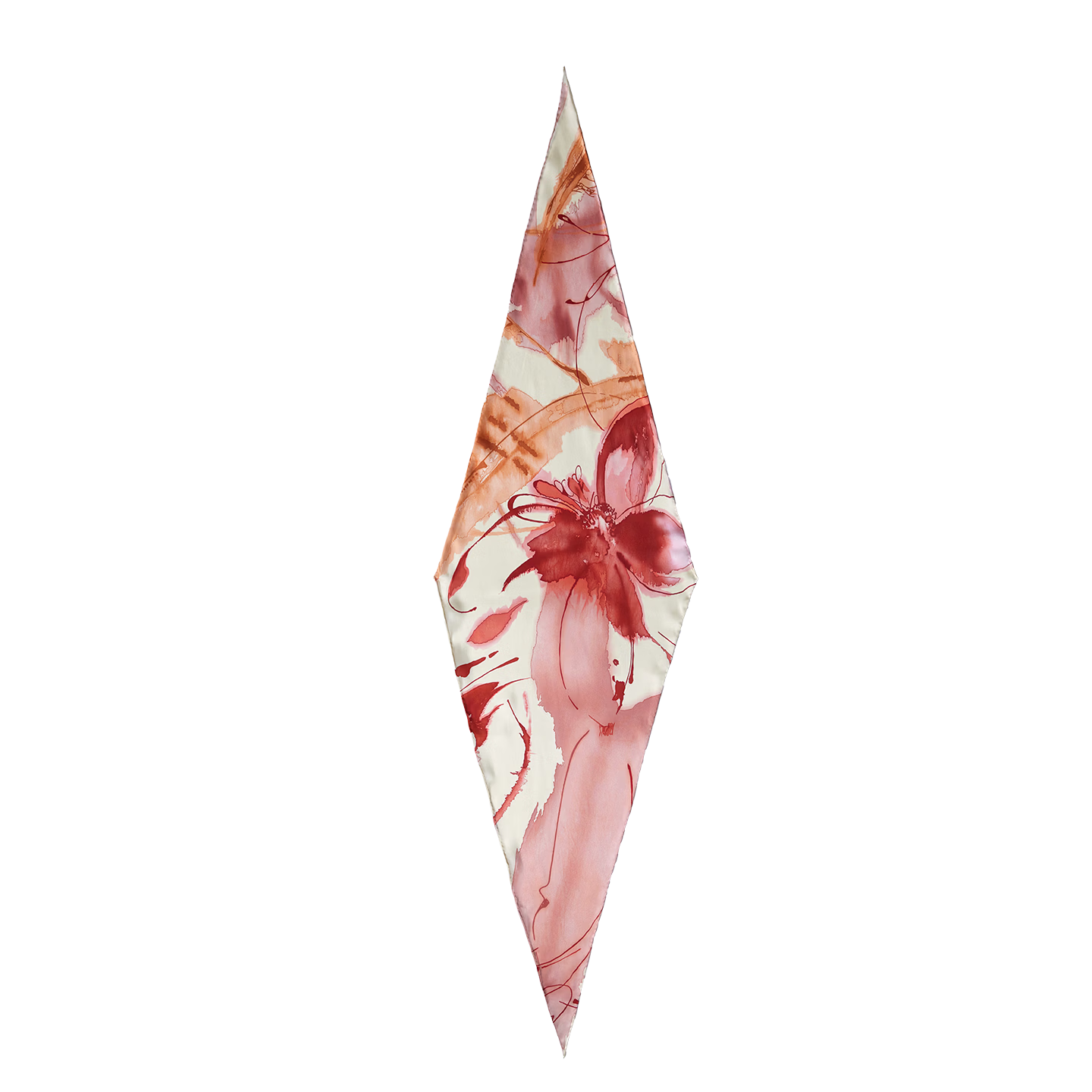JIUMU 100% Mulberry Silk Scarf, Diamond-Shaped Shawl, Gift for Teachers And Mothers, Birthday Present, Gift Box Packaging