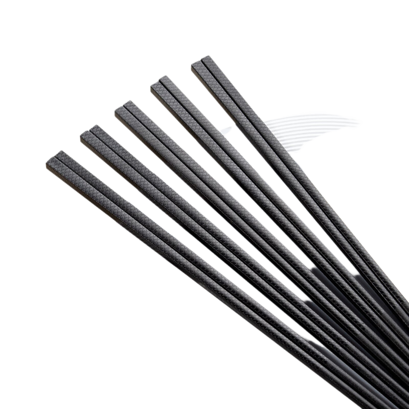 JD Original Chopsticks, Household Food-Grade Tableware, Chinese Restaurant Alloy Chopsticks [Antibacterial And Heat-Resistant], 12 Pairs Large Pack