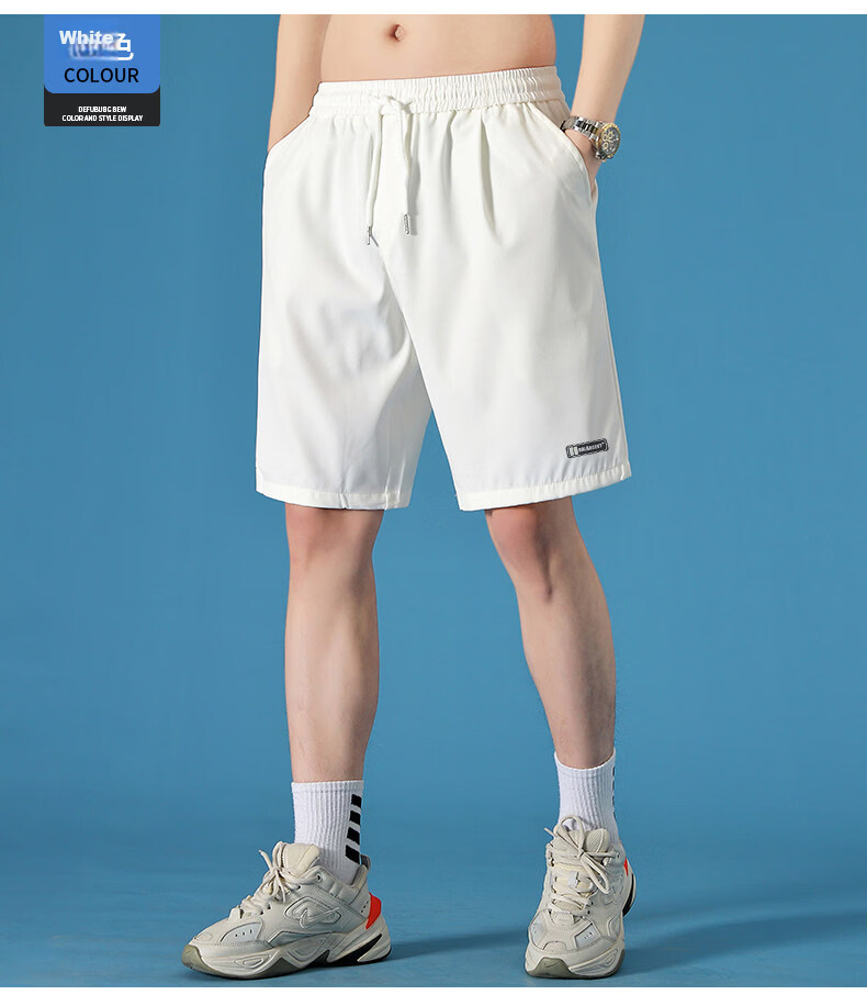 PLAYBOY Quick-Dry Ice Silk Men's Shorts Thin 2026 New Popular Sports Basketball Outdoor Running Five-Point Casual Pants 16