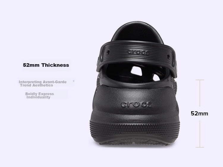 CROCS Tan Jianci Classic Puff Clog | 207521 Black-001 Size 40 (250mm) 7
