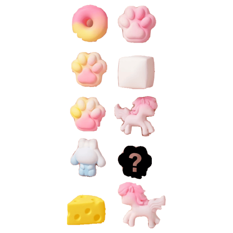 Shangmei Beibei Hole Fun Blind Box Stress Relief Squeeze Toy Girl Birthday Surprise Punch Toy Children's Day Gift
