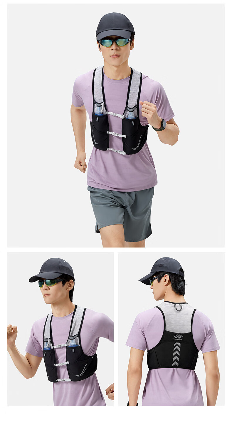Youmei Lightweight Trail Running Backpack Unisex Outdoor Racing Hiking Mountaineering Vest Pack 19