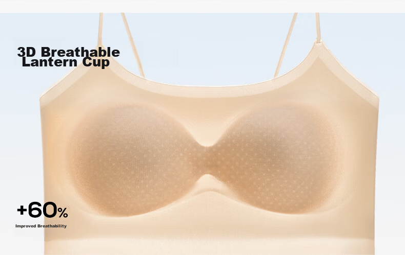 Herbal Original Color Camisole Bra Women's Seamless Invisible Back Support Innerwear Outerwear Tube Top Base Layer 2026 Summer Edition 9