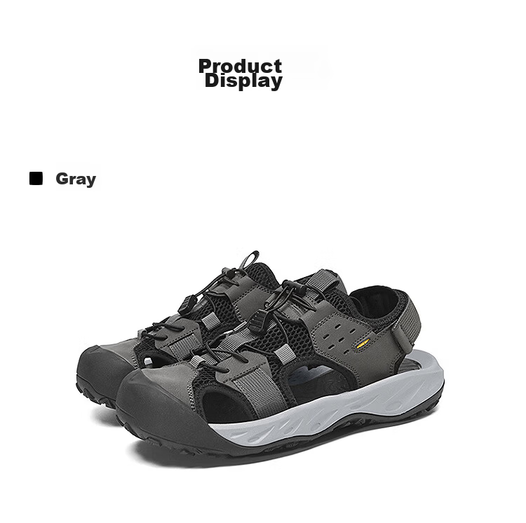 HLA Hailan Home Men's Sports Sandals Durable Hiking Beach Shoes 17