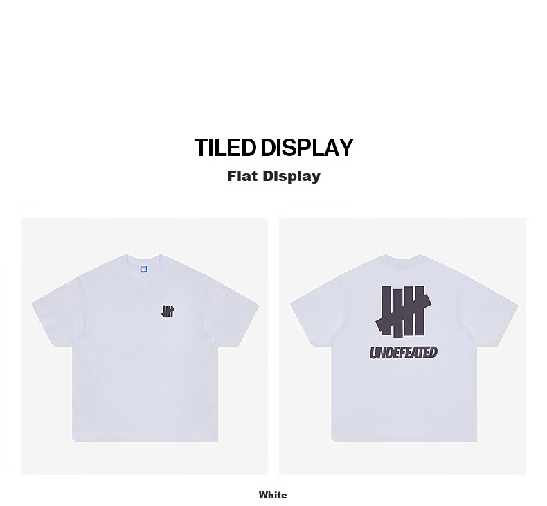 UNDEFEATED Five Stripes Official Autumn New Classic LOCK UP Short Tee White S 11