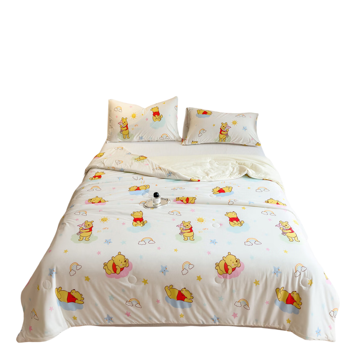 Disney Class A Baby-Grade Knitted Cotton Soybean Summer Quilt 200x230cm Machine Washable Home Air-Conditioning Blanket