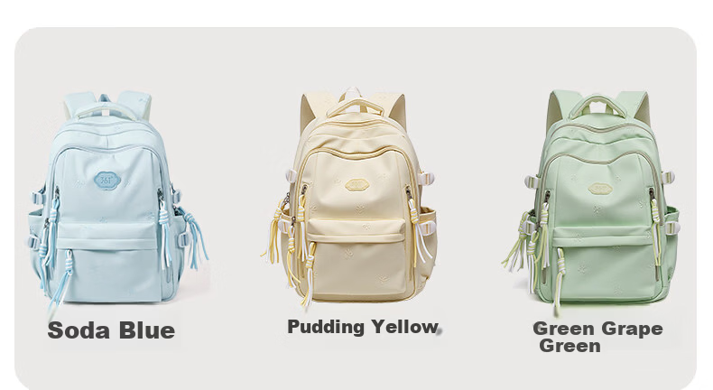 361° Korean Style Casual Large Capacity Lightweight High-Value Spinal Protection Backpack for Middle and High School Girls 3