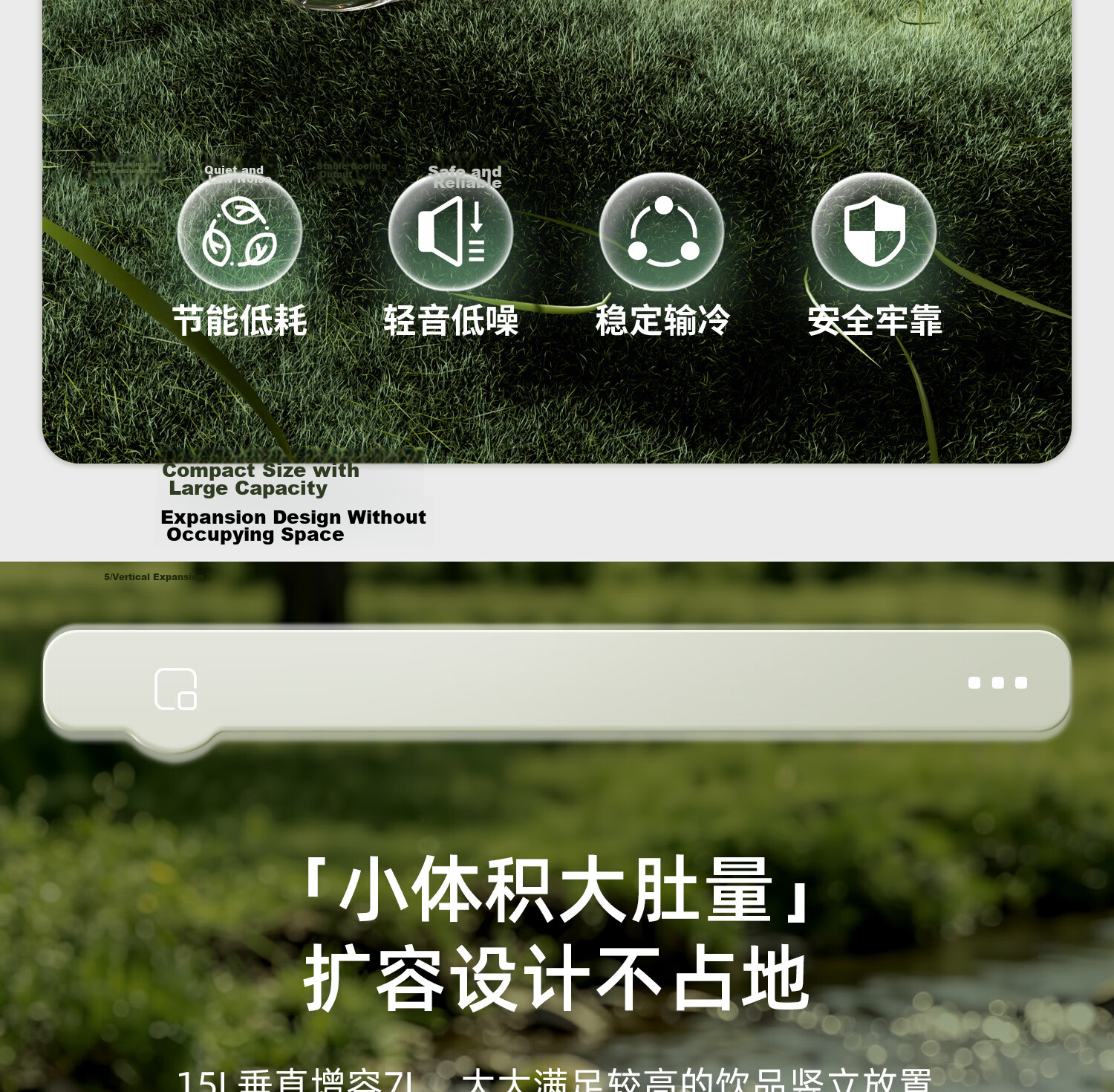 CHIGO Car Refrigerator Dual-Use for Vehicle and Home 12V 24V 220V Small Portable Compressor Truck Freezer M8 13