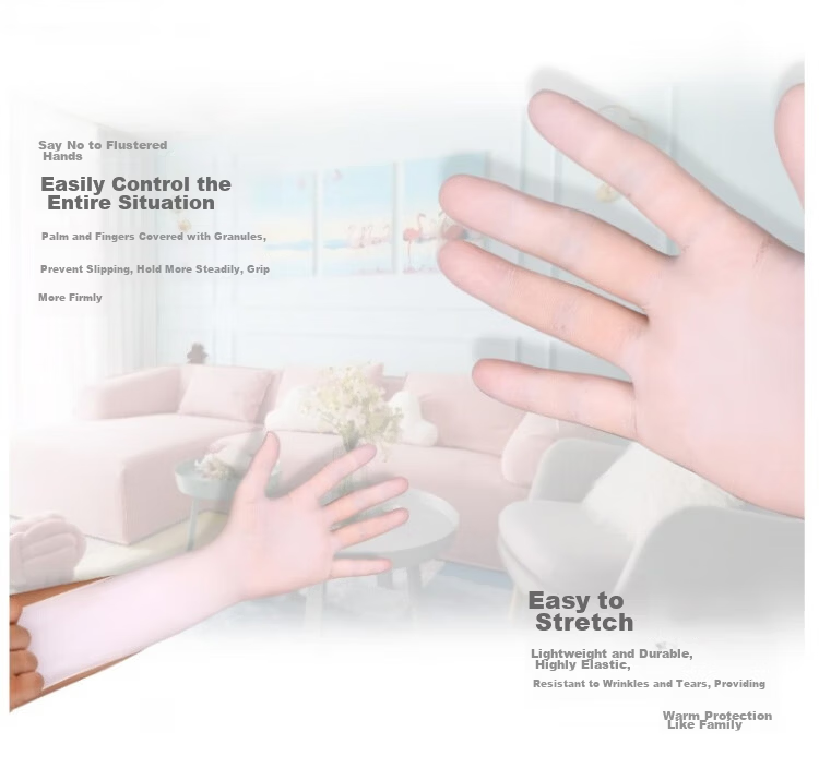 AMMEX Disposable Premium Latex Gloves (Natural White) Powder-Free Medium (CE Certified) 100 pcs/Box XLFRT44100 7