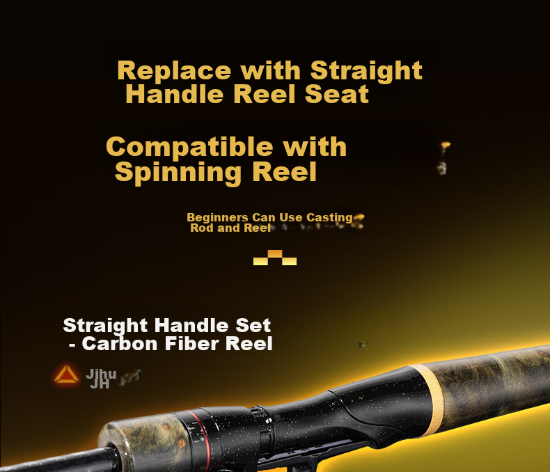 Jihu 1.5m UL Adjustable Jihu RS Short Section Telescopic Lure Rod Gun Straight Handle Interchangeable Dual-Use Micro Lure Fishing Rod 16