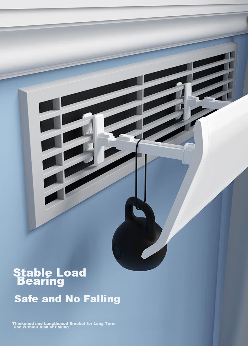 Yeebarle Central Air Conditioning Wind Deflector, Full Protection against Direct Blowing for Side And Top Mounting, Baby Office Use, 120cm Widened, 5168Y 6