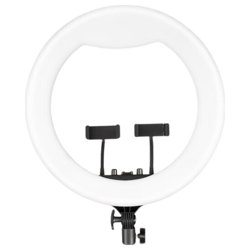 JINBEI EFR-48 Circular Fill Light LED Mobile Phone Live Streaming Stand, Surface Light for Streamers, Selfie Photography Beauty Light, Round Cosmetic Tattoo Photography Lighting