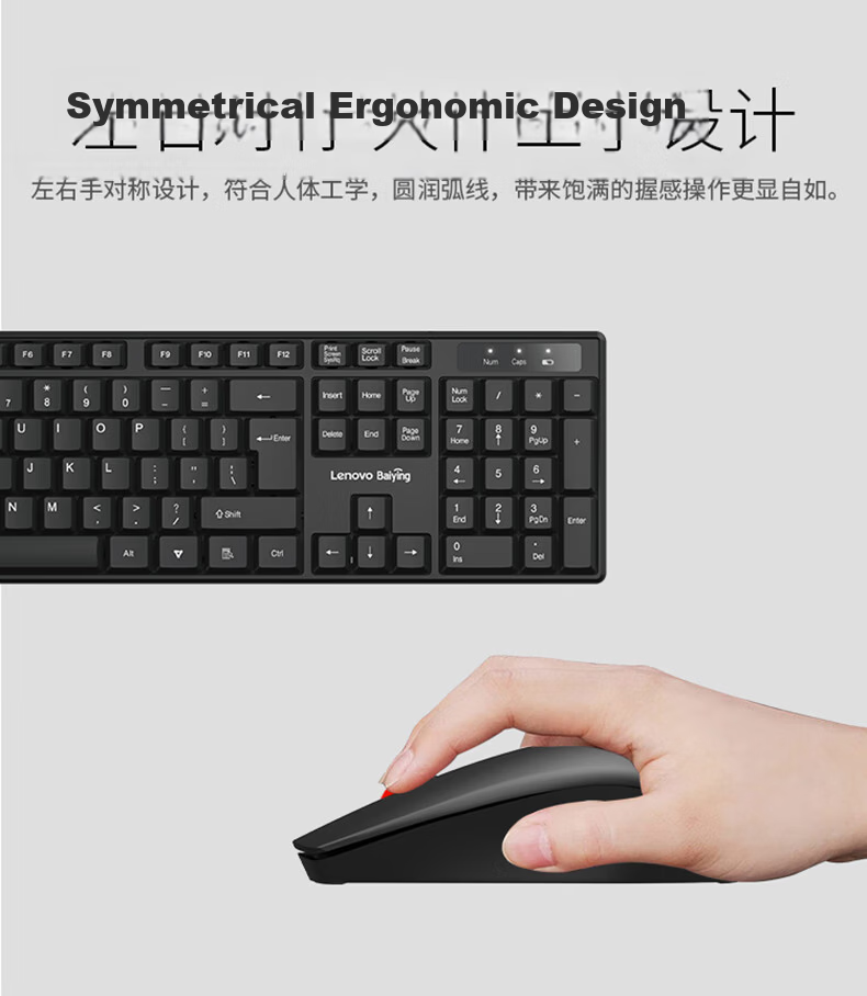 Lenovo Wired Gaming Keyboard KW41 RGB Breathing Backlight Metal Panel PUBG E-sports Keyboard External Keyboard for Desktop Laptop Black 4