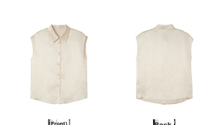 Demana Smooth 100 Acetate Summer Luxury Style Wide Collar Broad Shoulder Shirt Elegant High-End Women's Blouse 23