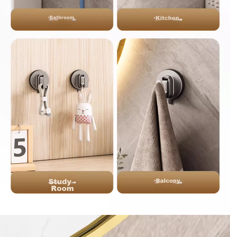 Xinpai Vintage Style No-Drill Wall-Mounted Coat Hook for Bedroom Entryway Cloakroom Door Back Hanging Rack 13