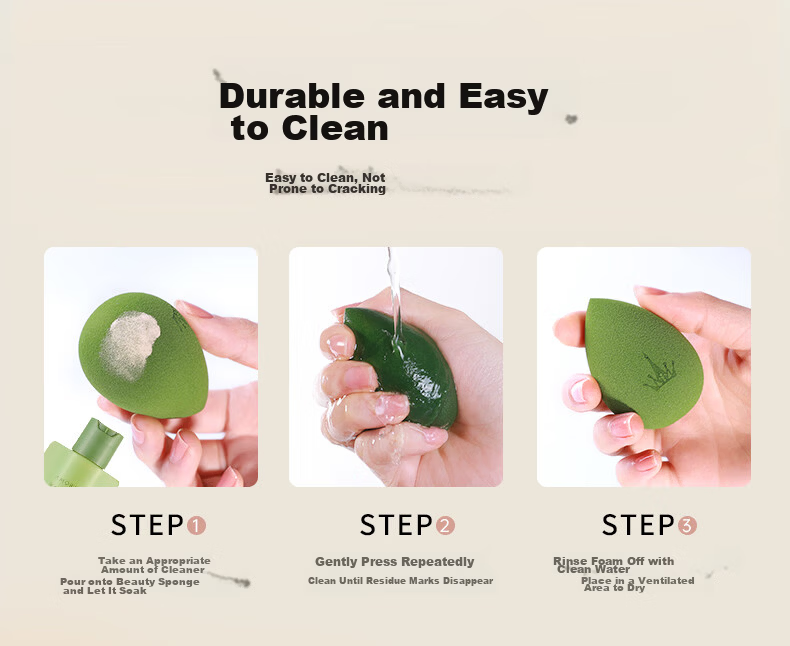 AMORTALS Ding Yuxi Same Style Beauty Blender Makeup Sponge Dual-Use Dry and Wet Powder Puff Non-Absorbent Festival Gift 15