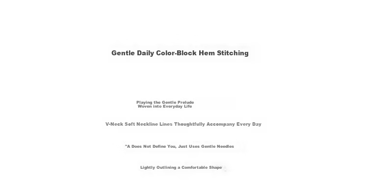 MT Romantic Style Spring Soft V-Neck Color-Block Stitching Knit Sweater for Women 2