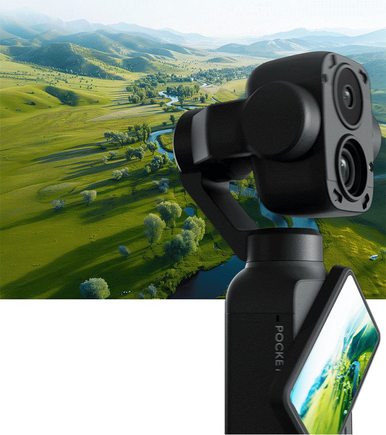 Zole DJI Pocket 4P Filter Sports Camera Filter Set Pocket Camera DJI Accessories Quick Release Clip-On Anti-Light Pollution Filter 24