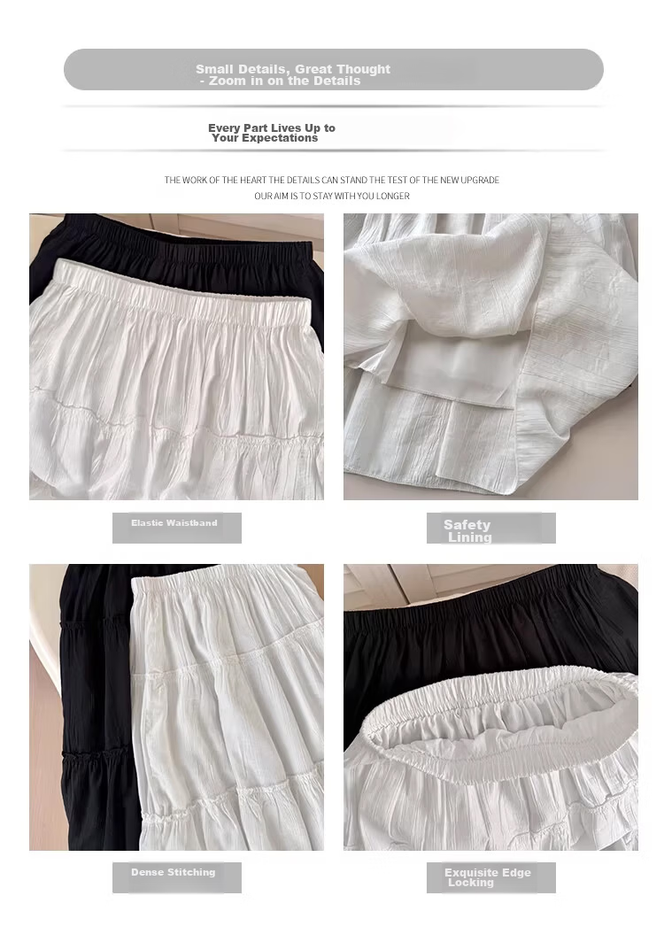 Free Style Cake Half-Length Skirt Women 2026 Spring Summer New High Waist A-Line Mid-Length Ballet Fairy Puff Skirt 7