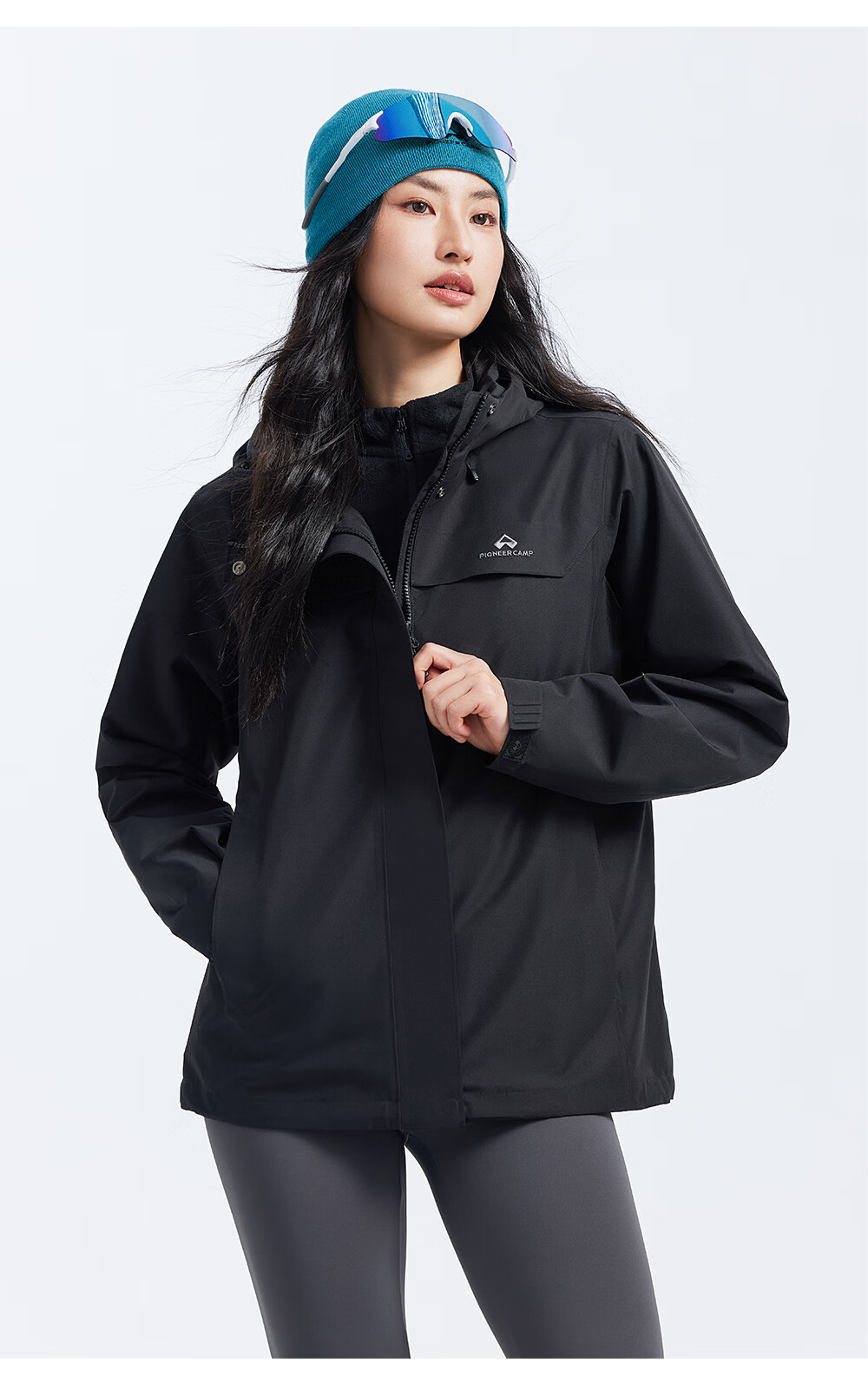 Toread Suzaku 2.0 3-in-1 Women's Spring Autumn Outdoor Windproof Waterproof Hiking Mountaineering Jacket Unisex 23