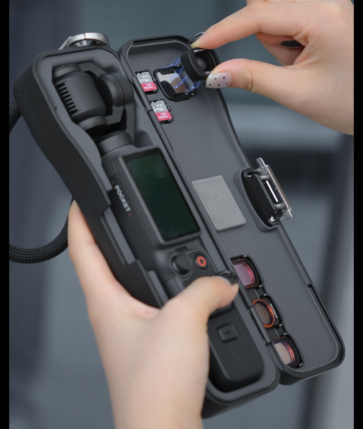 Loken Tempered Glass Screen Protector AR Anti-Reflective Film for DJI Pocket 4/3 Osmo Accessories Lens Protective Film 7