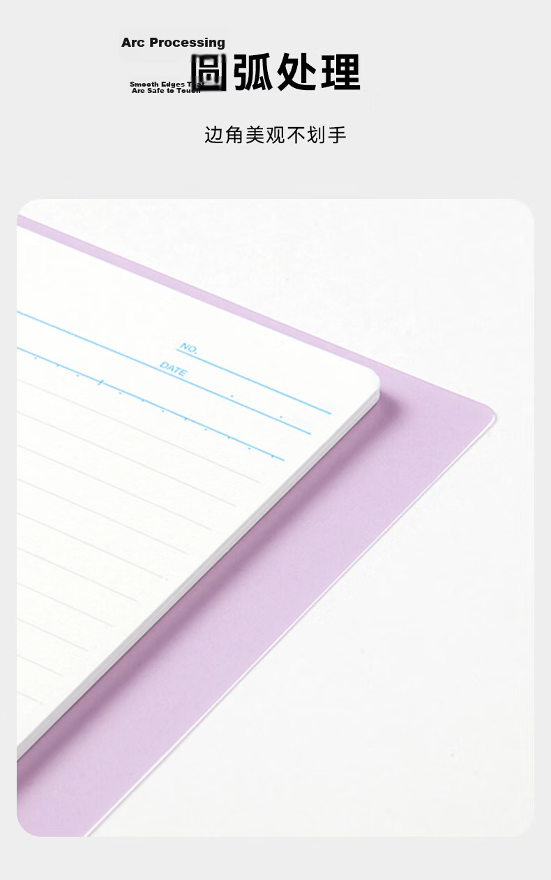 MARUMAN B5 Refillable Notebook Large Capacity 40 Pages Lightweight Journal Mistake Correction Diary Meeting Notes Stationery Office Supplies Clear White Paper 7