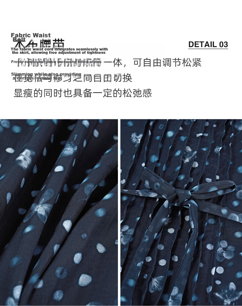 Yanyu Floral Tencel Vest Dress Women 2026 Summer Waist Slimming Sleeveless Long Dress Blue Flower S 4