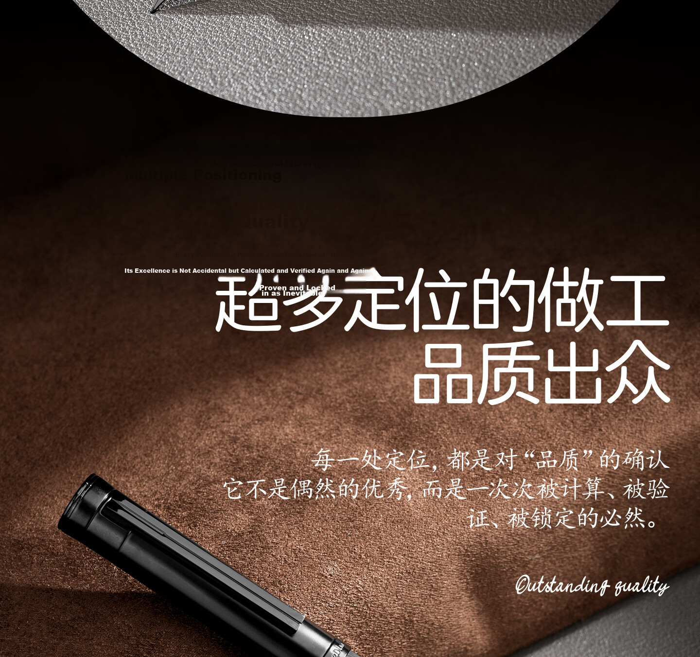 Hongdian High-End Business Elegant Student Calligraphy Vintage Art Pen 1861 Black Forest Pro Key Black EF Nib Obsidian Gift Box with 60ml Ink 7