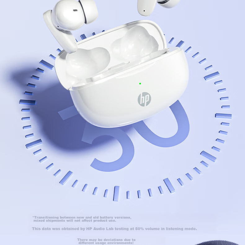 HP 2026 Latest Bluetooth Wireless Sports In-Ear Earphones Long Battery Life Comfortable for Extended Wear Music Gaming Running Tea Color 18
