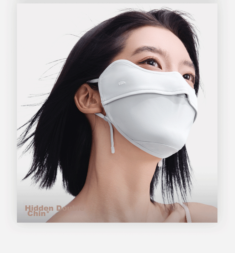 Beneunder Ice Silk Sun Protection Mask for Women, Face Shield, Eye Protection, Summer Cycling Sunshade, UV Protection Face Bikini AL833 23