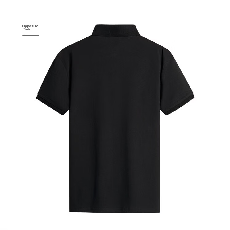 Dance with Wolves [Pure Cotton & Sweat-Absorbing Breathable] Summer Skin-Friendly Comfortable Men's Short Sleeve Polo Shirt 803 Off-White 165 14