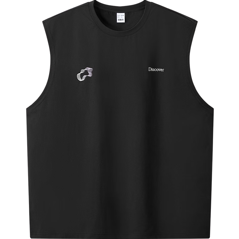 Semir Men's Summer Sleeveless Round Neck Knit Vest 2026 Color Block Gradient Print Quick-Dry Sun Protection 109326102101