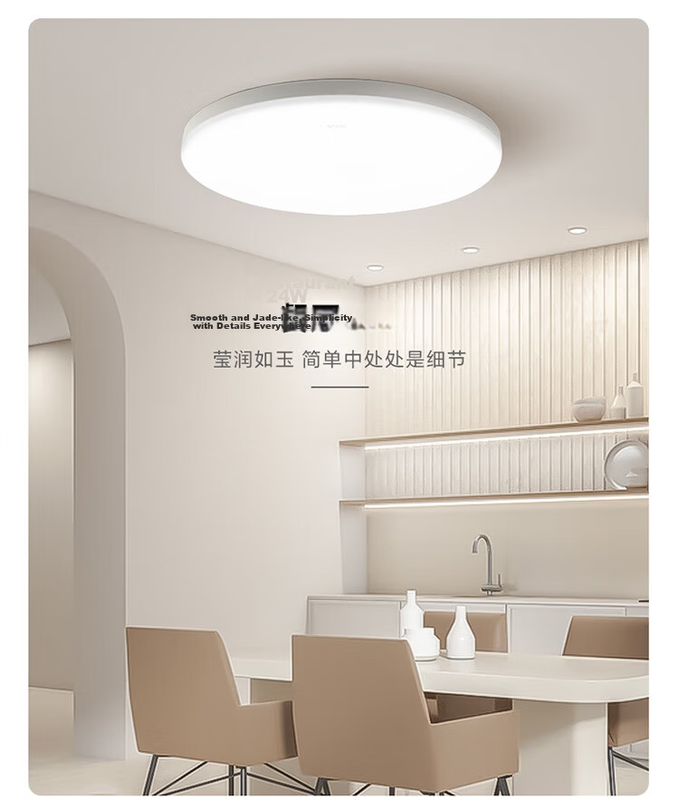 BULL Ceiling Light IP50 Dustproof and Insect-Proof Bedroom Balcony Corridor Light MX-A018C-AS All White 18W 4