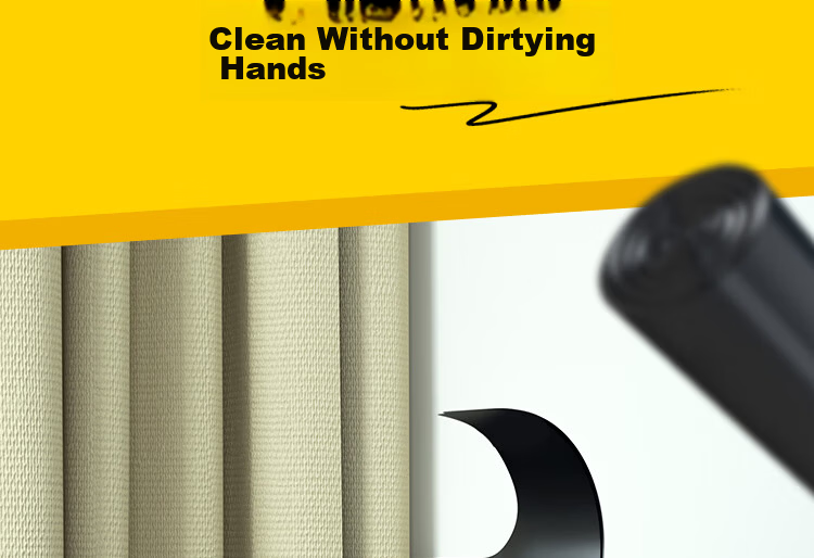 Bendi Black Vest Garbage Bags 46x63cm 200pcs 2-Mil Thickened Biodegradable Kitchen Large Plastic Trash Bags 2