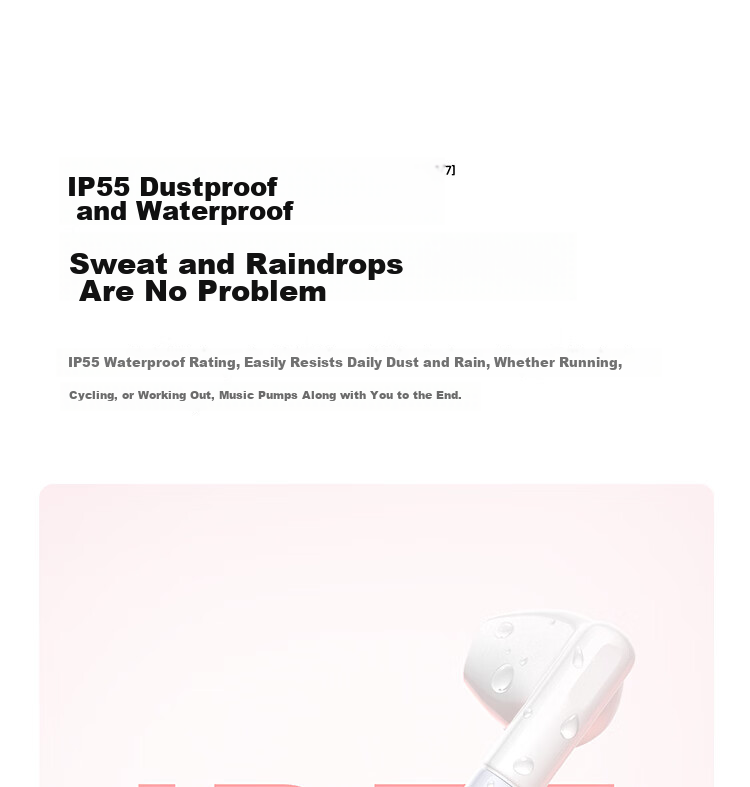 Baseus BS2 Lite Semi-In-Ear True Wireless Earbuds Comfortable Bluetooth Music Sports Earphones Low Latency for Apple Huawei Vivo Honor Phones Gift 26