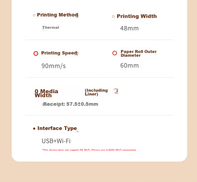 Gprinter Cube JD Meituan Eleme Douyin Full-Automatic 58mm Thermal Receipt Printer Cloud Printer WiFi + Real Voice 30