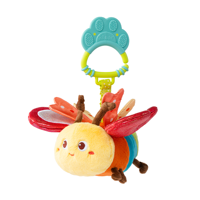 Jollybaby Bird Flying Spinning Ring Children's Bracelet Soothing Music Storytelling Toy - Parrot