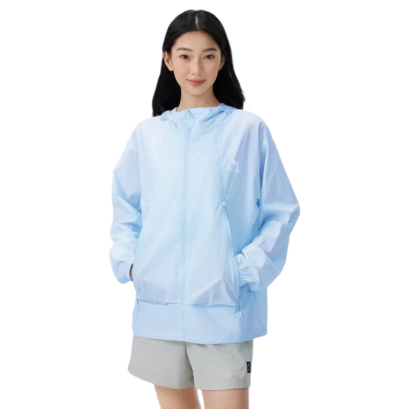 Camel [Wang Junkai Edition Muguang Pro] Women's Sun Protection Jacket Summer Unisex Water-Repellent Cooling Packable Coat