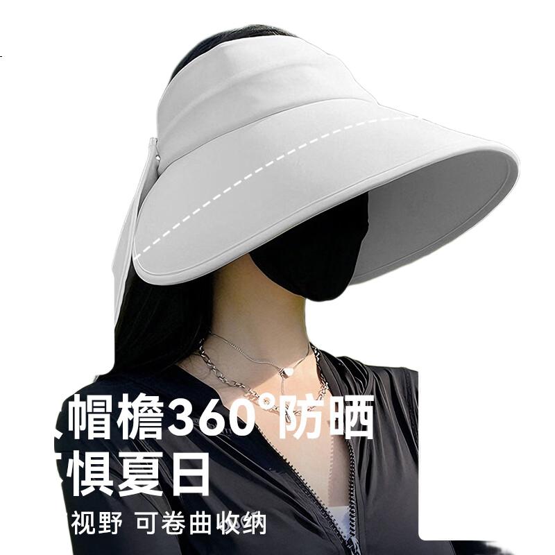 FitonTon Women's 2-in-1 Summer Outdoor Mountaineering Wide Brim Sun Hat UV Protection Cap