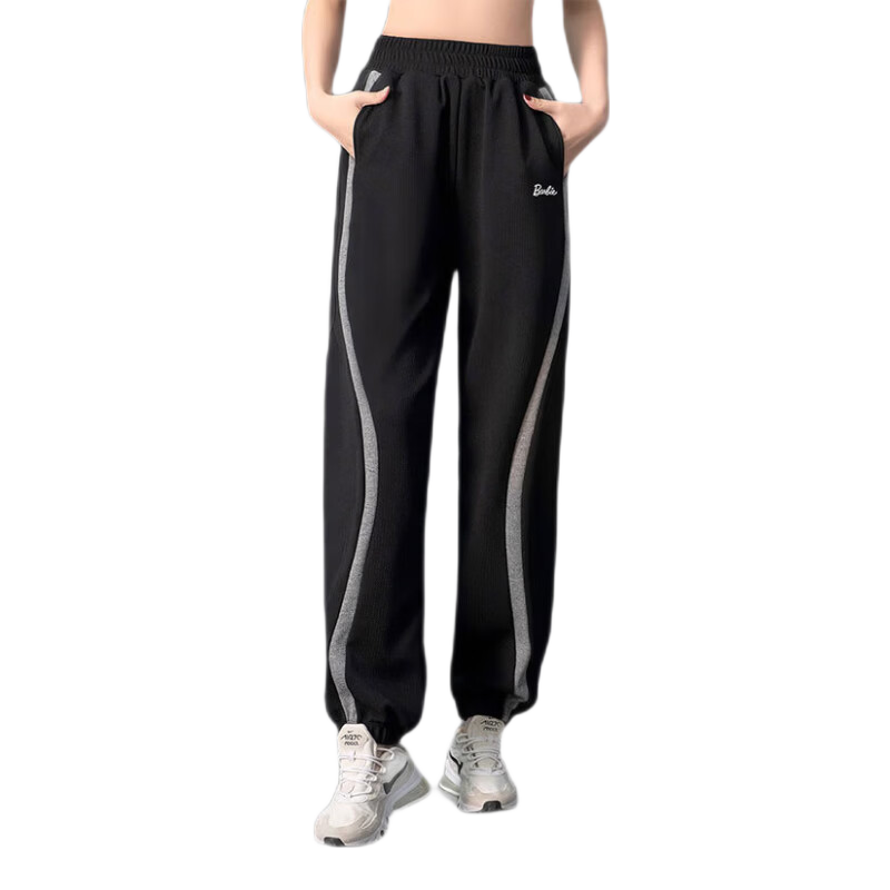 Barbie Casual Loose Fit Jogger Pants Running Fitness Versatile Women's Trousers Drawstring Lounge Sweatpants Athletic Pants for Women