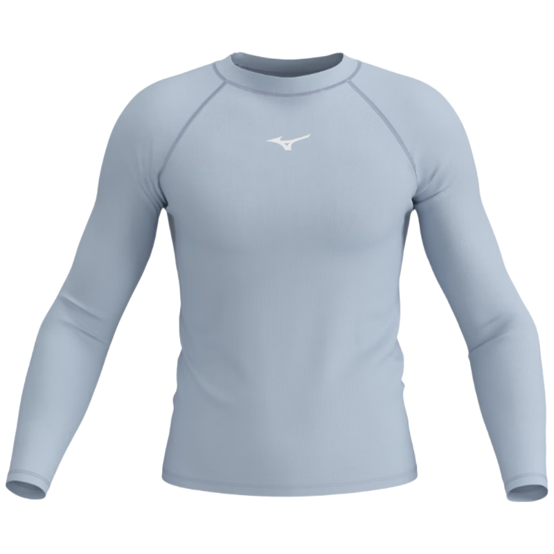 MIZUNO Men's Sports Swimwear Quick-Dry Long Sleeve Sun Protection Beach Diving Surfing Suit A1105 Blue M