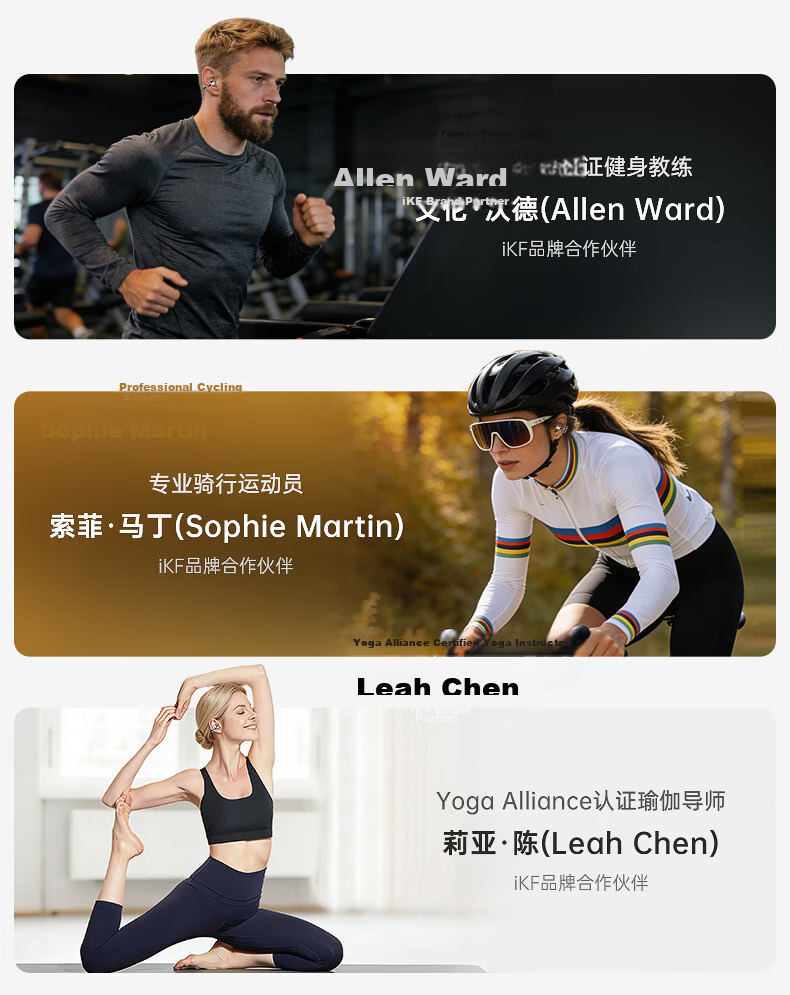 IKF AirClip Pro Clip-On Bluetooth AI Translation Wireless Open Bone Conduction Hi-Res Gold Standard LDAC Long Battery Life for Huawei Star Black 6