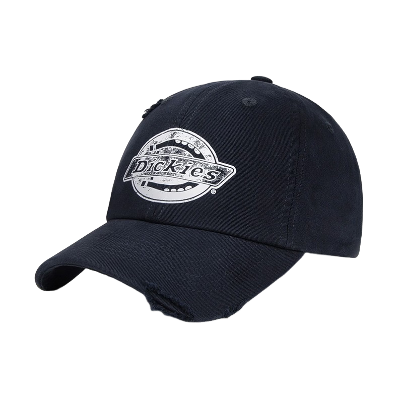 Dickies American Style Distressed Baseball Cap Unisex Casual Vintage Sun Hat Navy Blue