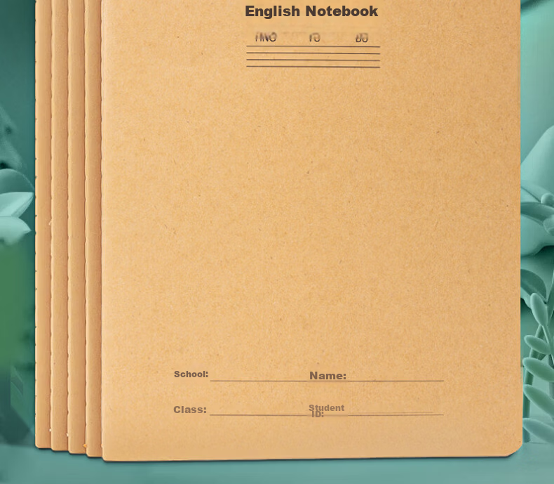 M&G 16K Error Correction Notebook Kraft Paper English Correction Student Draft Chinese Math Error Sorting Correction Set 10pcs F16360AB 8